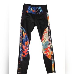 Athleta Floral Print Leggings S